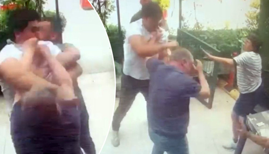 Tekirdağda kız arkadaşını hatalı park nedeniyle uyaran esnafa saldırdı