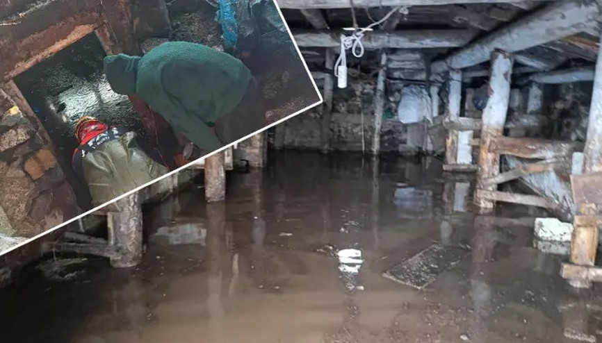 Ardahanda sağanak sele dönüştü Dere taştı, evleri su bastı