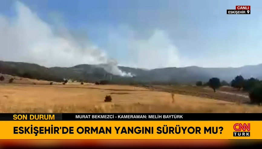 Eskişehir orman yangınında son durum