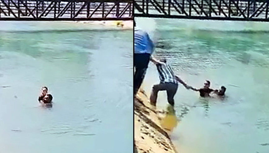 Adanada inşaat işçisinden hayat kurtaran hamle Hiç düşünmeden kendimi kanala attım