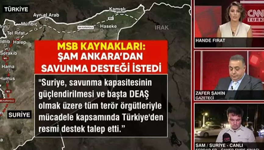Hande Fırat, Ankaranın Şama vereceği askeri desteğin detaylarını canlı yayında açıkladı