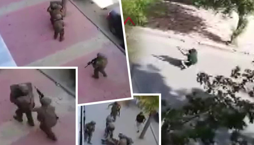 Polis memurunu vuran şüpheli özel harekat tarafından böyle etkisiz hale getirildi