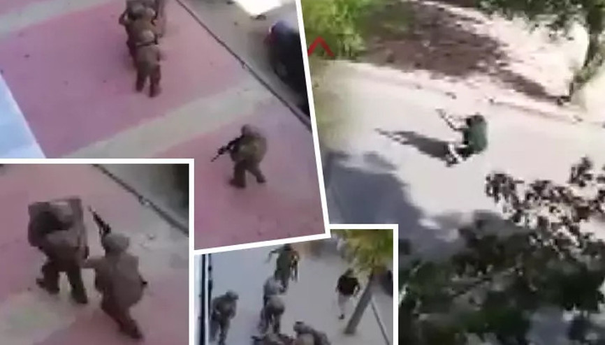 Polis memurunu vuran şüpheli özel harekat tarafından böyle etkisiz hale getirildi