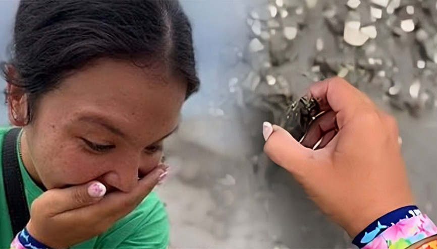 Deniz kenarında yürüyüş yaparken muhteşem bir keşfe imza attı Kendi de inanamadı: İmkansız bir şey bu