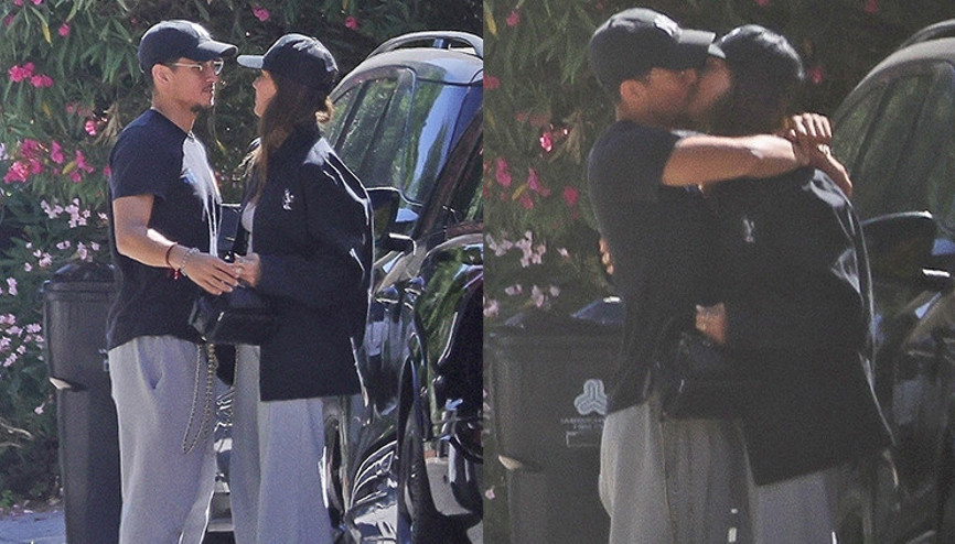 Aşkın ilanı Arabasından iner inmez sevgilisinin kollarına koştu