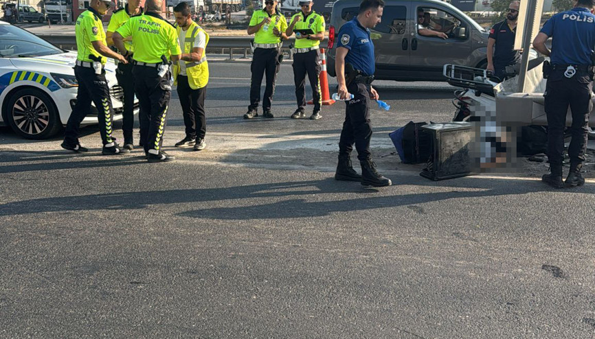 Bariyerlere çarpan motosikletin sürücüsü öldü