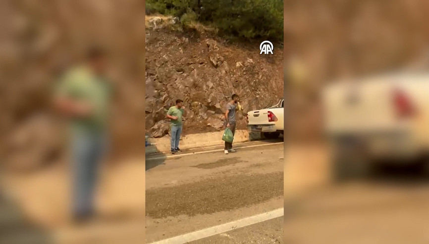 Bursada orman yangınına su taşırken hayatını kaybedenlerin kazadan önceki görüntüleri ortaya çıktı