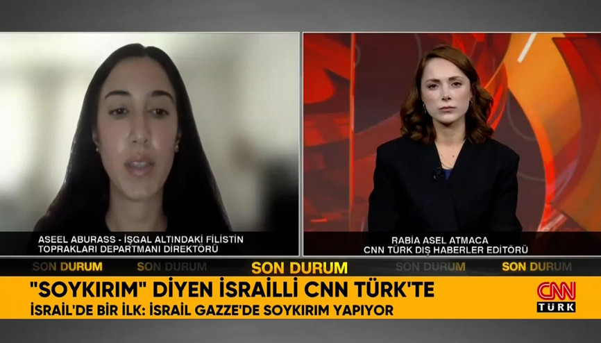 İsrailde bir ilk: Soykırım raporu... Soykırım diyen İsrailli CNN Türkte