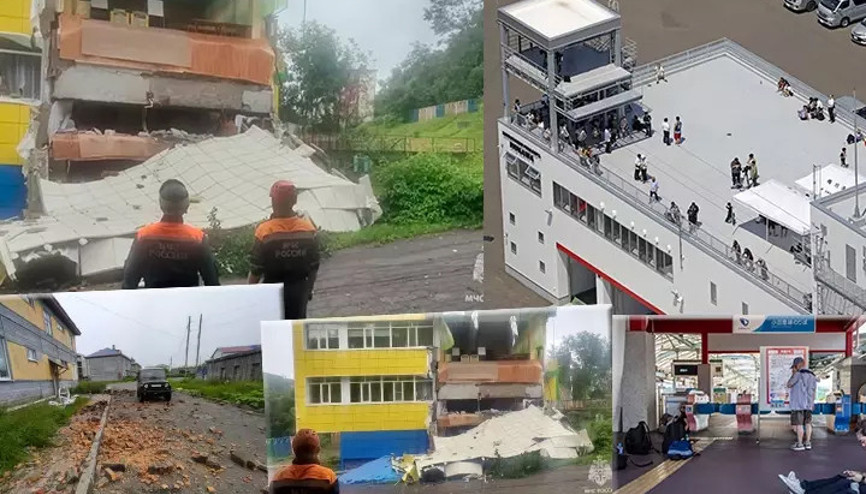 Rusyada 8.8 büyüklüğünde deprem meydana geldi