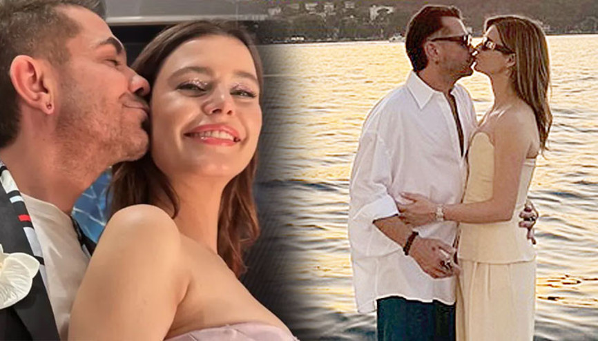 Beren Saat ile Kenan Doğuludan romantik evlilik yıl dönümü kutlaması