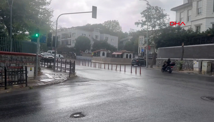 İstanbul’da beklenen yağmur geldi