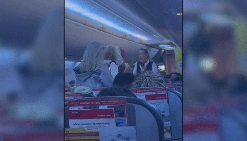 Uçakta aceleci davranan yolculara kural dışı yolcu prosedürü uygulandı