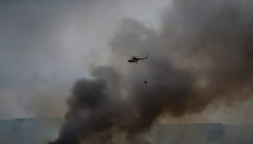Bursada orman yangını Havadan ve karadan müdahale ediliyor