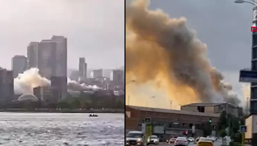 Son dakika haberi... Kartalda film platosunda yangın Son dakika haberi... Kartalda film platosunda yangın