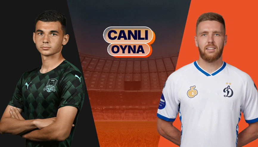 Krasnodar evinde Dinamo Moskovayı ağırlıyor Maçın heyecanı Canlı Bahis ile Mislide