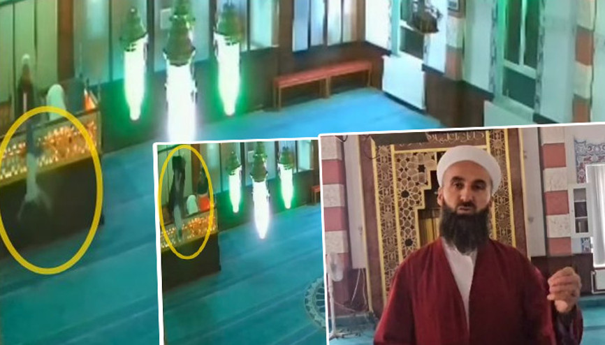 Çorumda imam, namaz sırasında mahfilden düşen çocuğu havada yakaladı