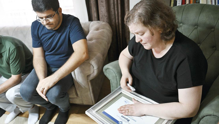 Orman şehidinin diploması ailesine verildi