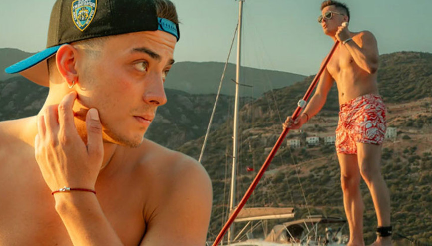 Atakan Özkayanın tatil pozları olay oldu