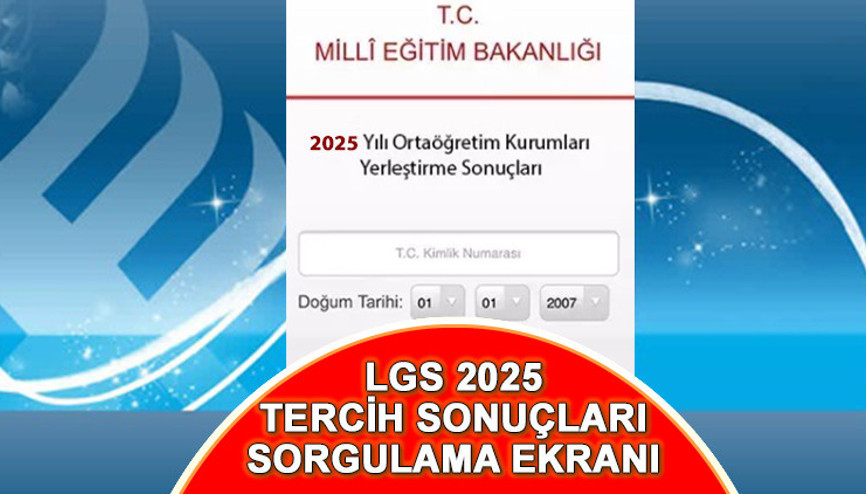 LGS tercih sonuçları sorgulama ekranı açıldı❗ 2025 LGS yerleştirme sonuç sorgulama ekranı meb.gov.tr için tıklayın LGS tercih sonuçları sorgulama ekranı açıldı❗ 2025 LGS yerleştirme sonuç sorgulama ekranı meb.gov.tr için tıklayın