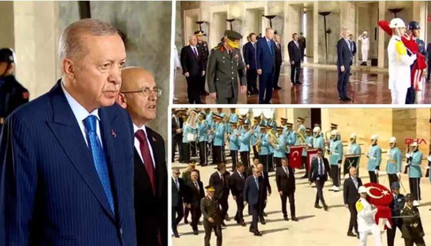 Cumhurbaşkanı Erdoğan, YAŞ üyeleriyle Anıtkabir’i ziyaret etti Cumhurbaşkanı Erdoğan, YAŞ üyeleriyle Anıtkabir’i ziyaret etti