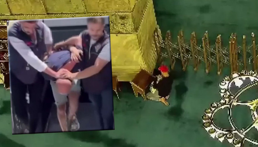 Ayasofya Camiine kundaklama girişiminde yeni detaylar: İncil sayfalarını yakıp parfüm sıkmış