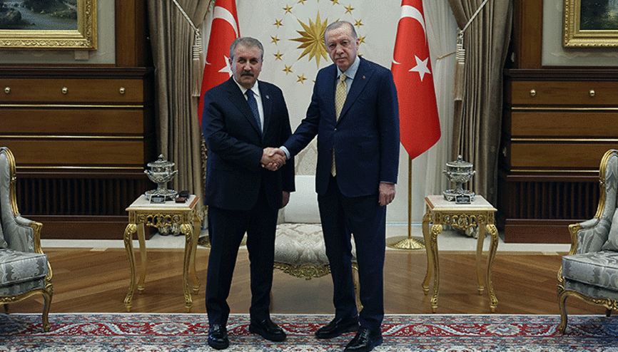 Cumhurbaşkanı Erdoğan, BBP lideri Desticiyi kabul etti