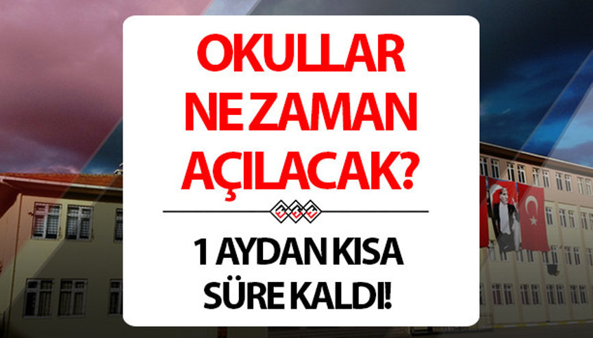 MEB OKULLARIN AÇILIŞ TARİHİ 2025: OKULLAR NE ZAMAN AÇILACAK ⏳ Sayaç işliyor: 1 aydan az kaldı Yaz tatili ne zaman bitecek, Okullar Eylülün kaçında açılacak MEB 2025 - 2026 Eğitim ve Öğretim Dönemi başlangıç tarihi