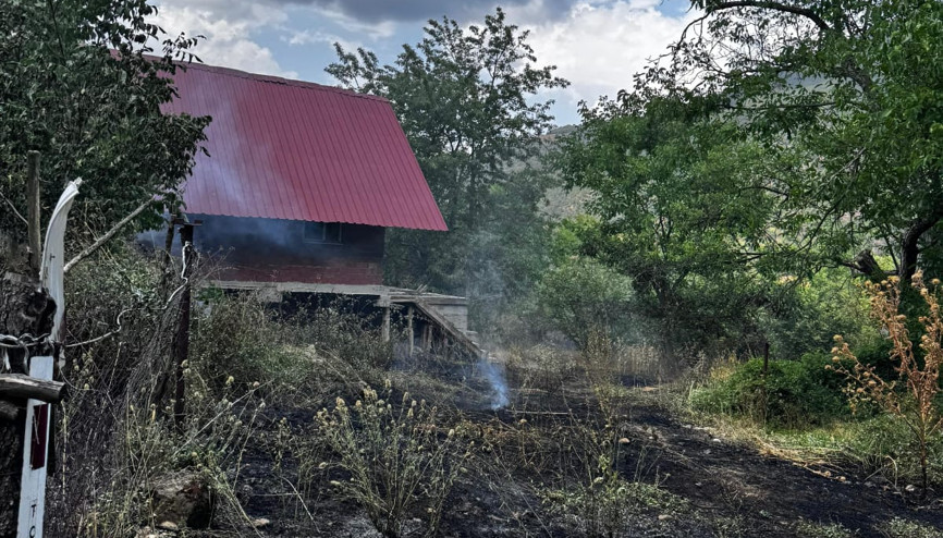 Bolu’da kuru ot yangını