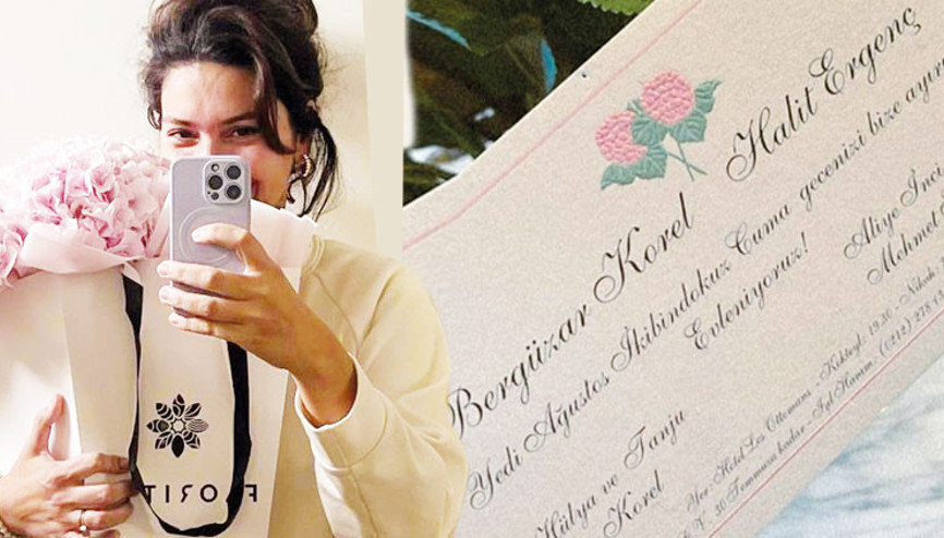 Halit Ergençten Bergüzar Korele romantik sürpriz