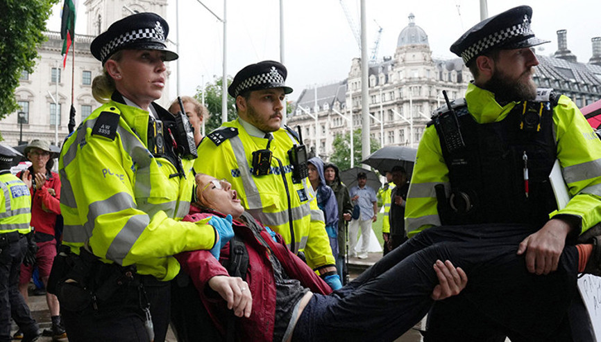 Londra’da Filistin’le dayanışma eyleminde 474 kişi gözaltına alındı