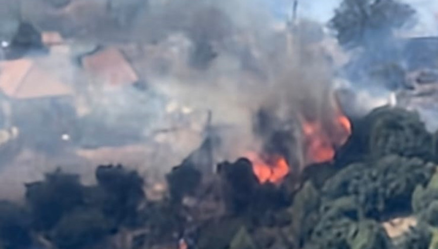 Kumlucada örtü yangını büyümeden söndürüldü Kumlucada örtü yangını büyümeden söndürüldü