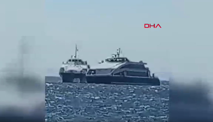 İDO feribotunda panik anları O anlar kamerada