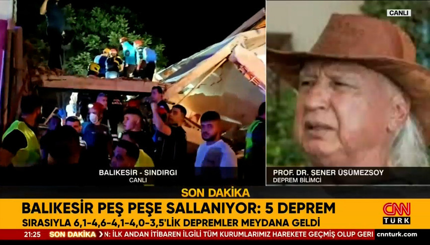 Üşümezsoy, 6,1 büyüklüğünde depremi değerlendirdi