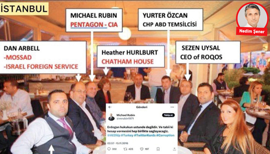 Bir MOSSAD ajanı, bir CIA ajanı, bir CHP’li, bir avukat