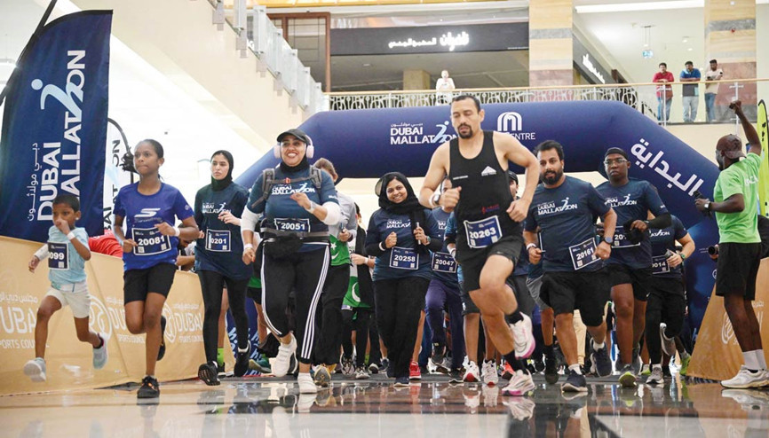 Dubai AVM’lerinde klimalı maraton