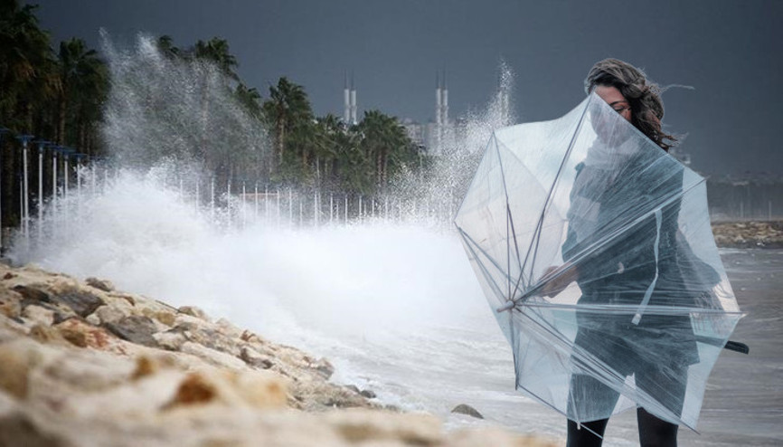 Kuvvetli rüzgar geliyor Meteoroloji bölge bölge uyardı: Bu illerde sağanak yağış bekleniyor