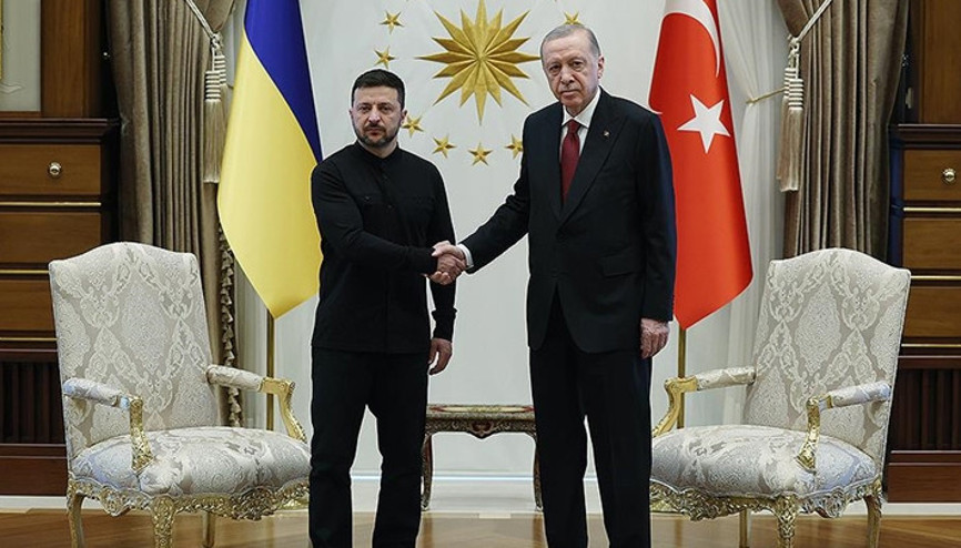 Son dakika... Cumhurbaşkanı Erdoğan, Zelenski ile görüştü