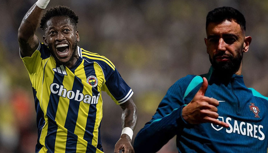 Bruno Fernandesten Fred paylaşımı