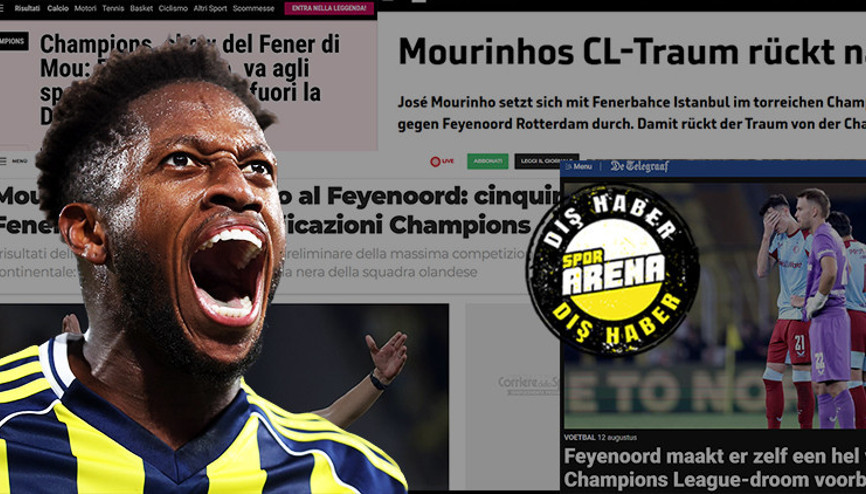 Avrupa basını, Fenerbahçeyi konuşuyor Mourinhodan bir tokat daha Feyenoord, İstanbul cehenneminden kurtulamadı