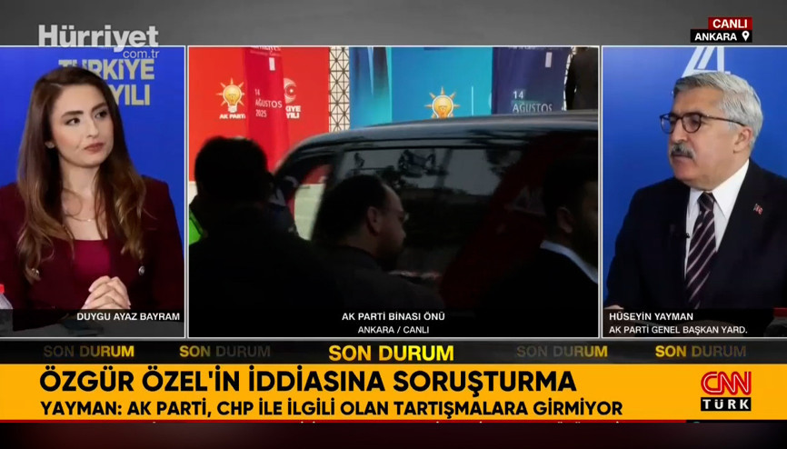 AK Parti Genel Başkan Yardımcısı Hüseyin Yayman: Cumhurbaşkanımızın önemli açıklamaları olacak