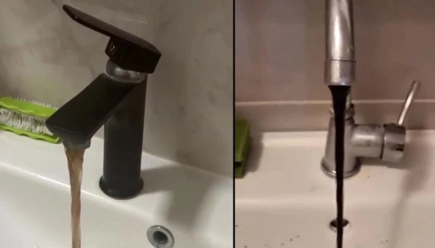 Tekirdağ’da musluklardan kahverengi ve siyah su aktı