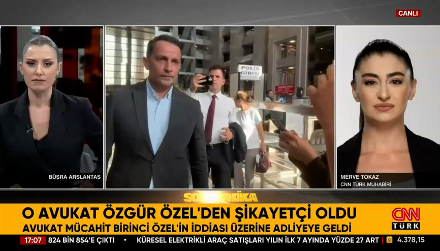 Mücahit Birinci, Murat Kapkiden şikayetçi olmak için adliyede