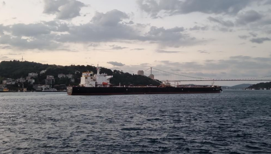 İstanbul Boğazında gemi arızası