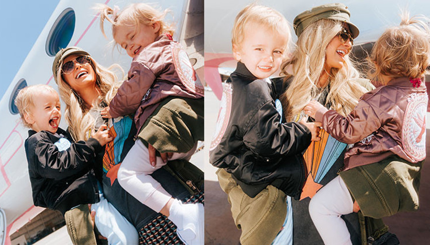 Bir gün anne olacağına bile kimse inanamazdı… Sosyetik güzel iki çocuğunu özel jetiyle gezdiriyor