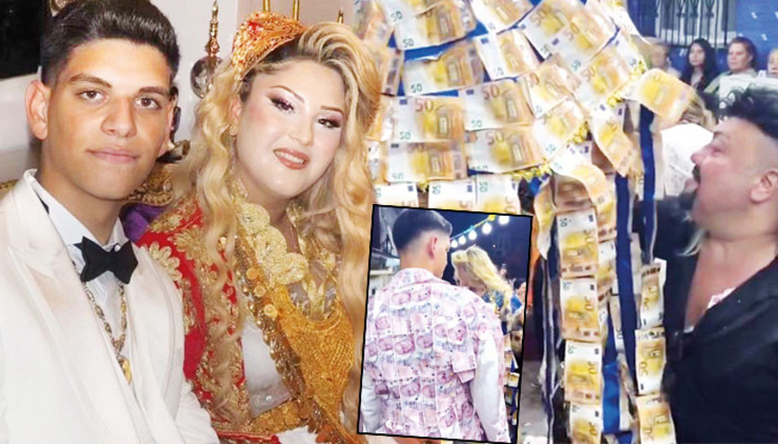 Kobra Muratın kızı evlilik yolunda ilk adımı attı... Euro şemsiyesi, TL ceketi