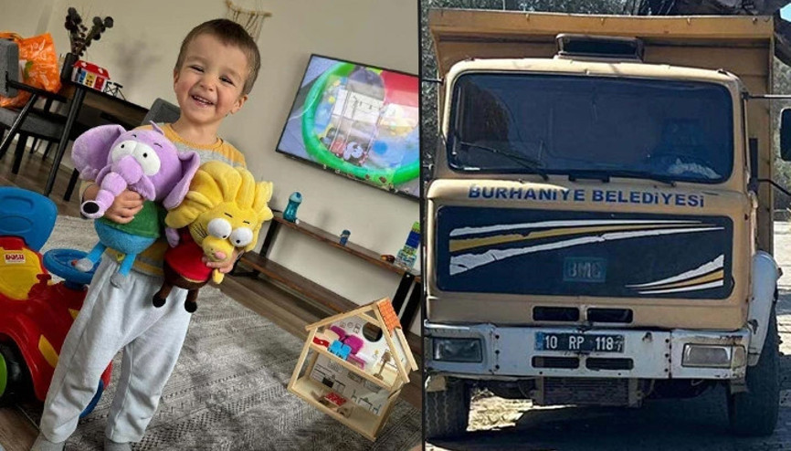 3,5 yaşındaki Teoman’ın ailesi tepkili... Kamyondan fırlayan taş ölümünde ‘asli etken’ oldu