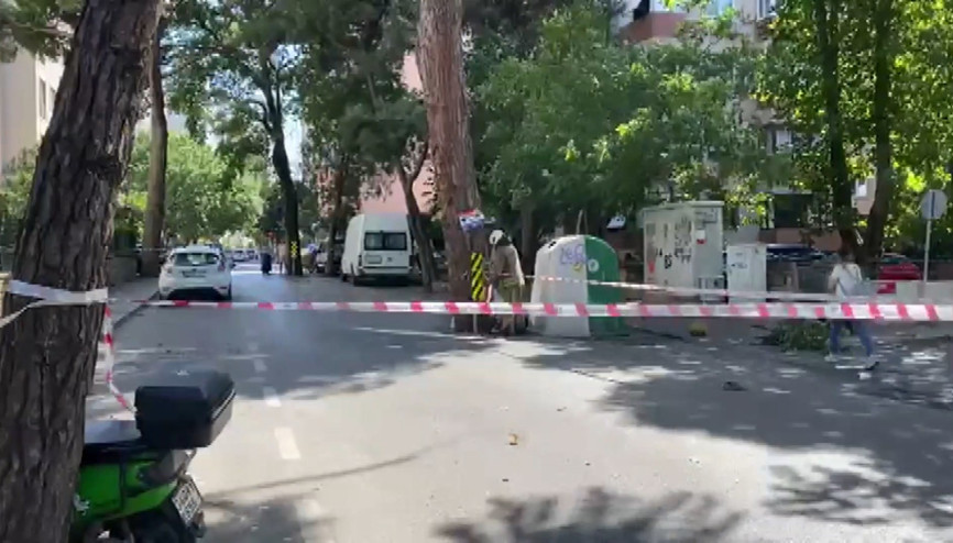İstanbul - Kadıköy’de tehlike oluşturan ağaç dalı itfaiye tarafından alındı İstanbul - Kadıköy’de tehlike oluşturan ağaç dalı itfaiye tarafından alındı