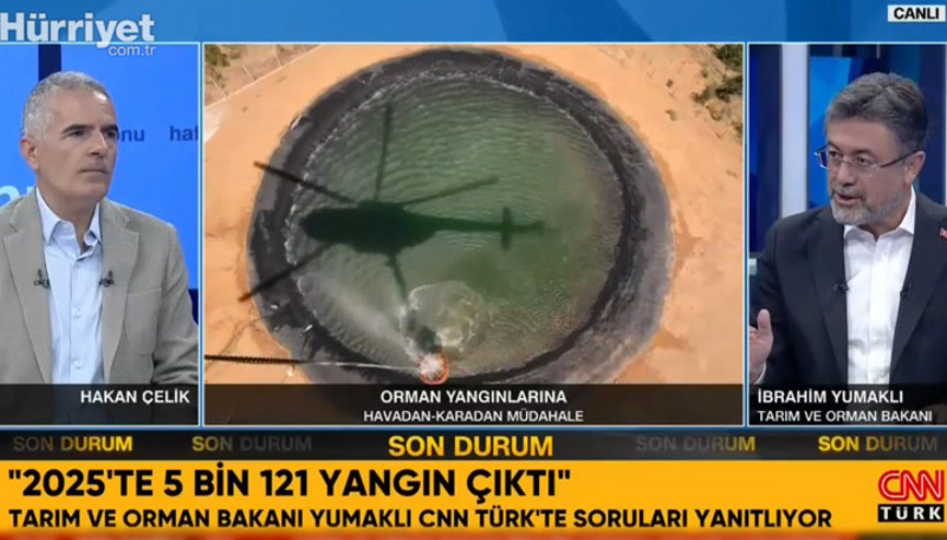Bakan Yumaklı: 8 bölgede alevler kontrol altında