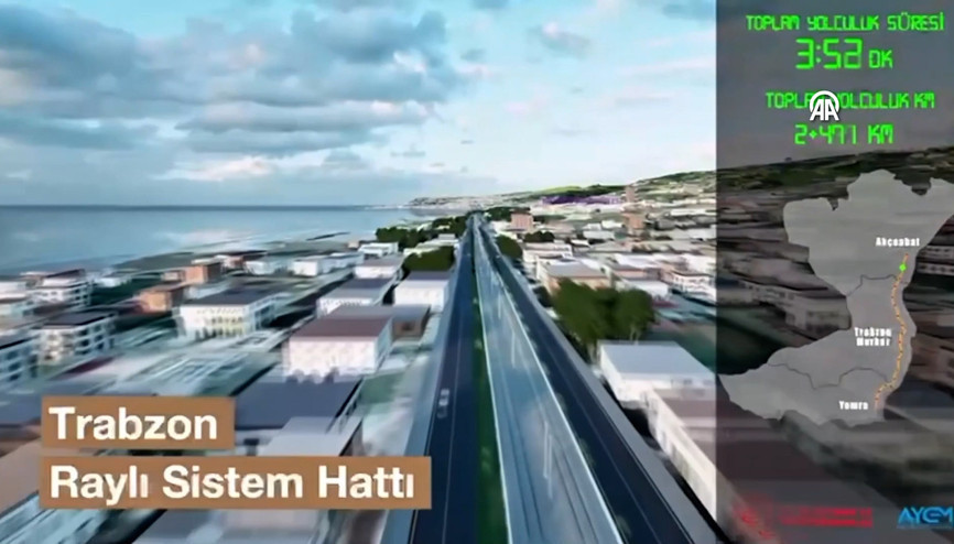 Ulaştırma ve Altyapı Bakanı Uraloğlundan Trabzon Raylı Sistem Hattı Projesine ilişkin açıklama