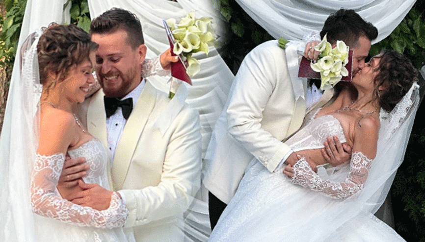 12 yıldır bugünü bekliyorum Alper Rende ve Betül Çakmak evlendi